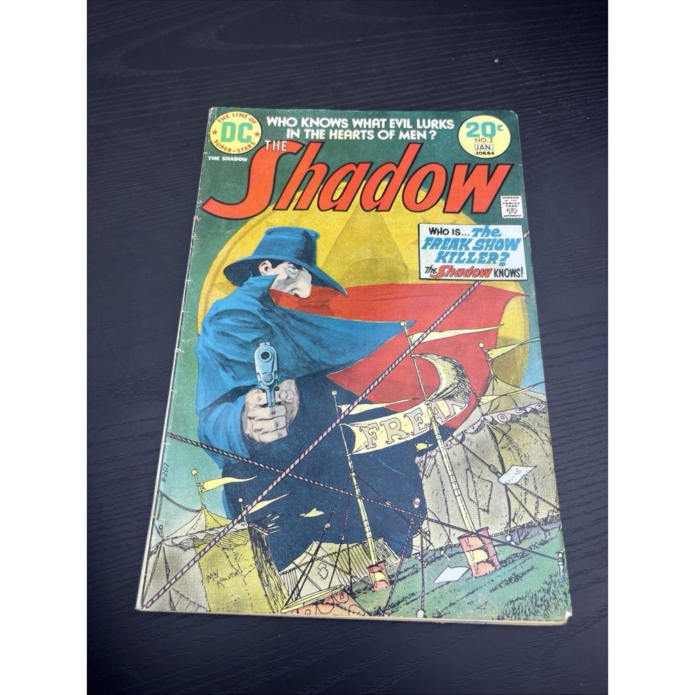 The Shadow #2 DC‎ Comics Jan 1974 Bronze Age Comic Book
